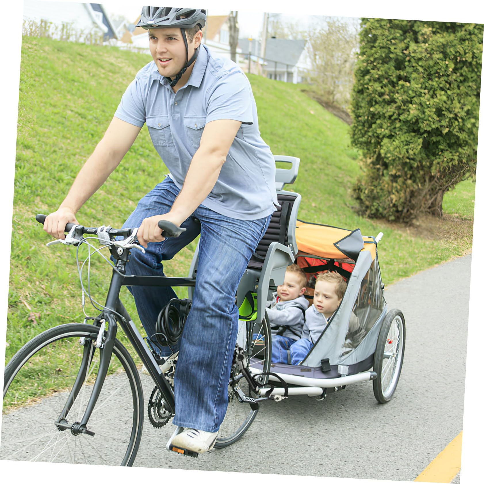 Veemoon Fahrradanhänger Anhängerkupplung Verbinder Universal Fahrrad Anhänger Kupplung Befestigung Radfahren Adapter Zubehör