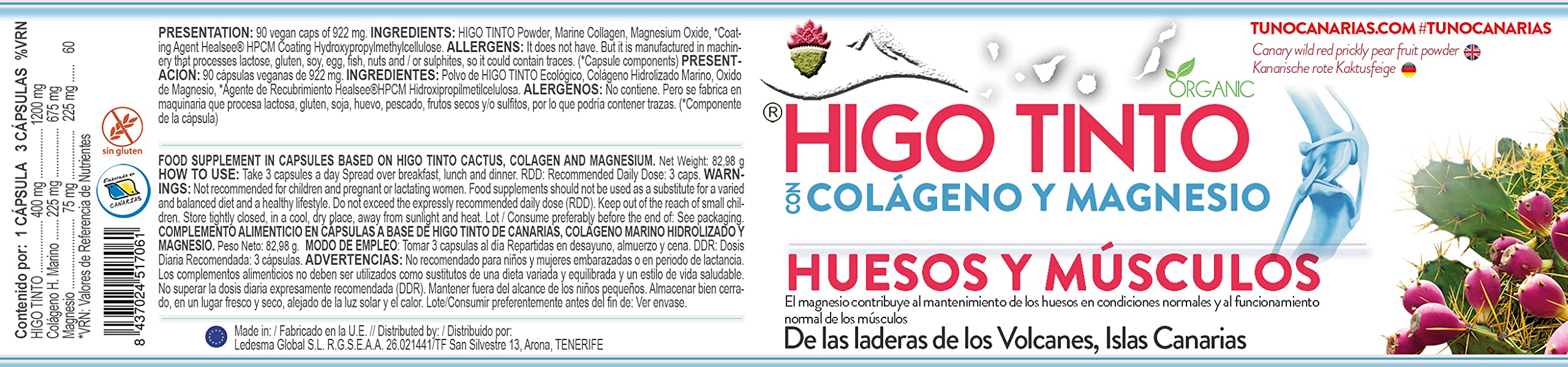TUNOCANARIAS HIGO TINTO suplement diety w kapsułkach
