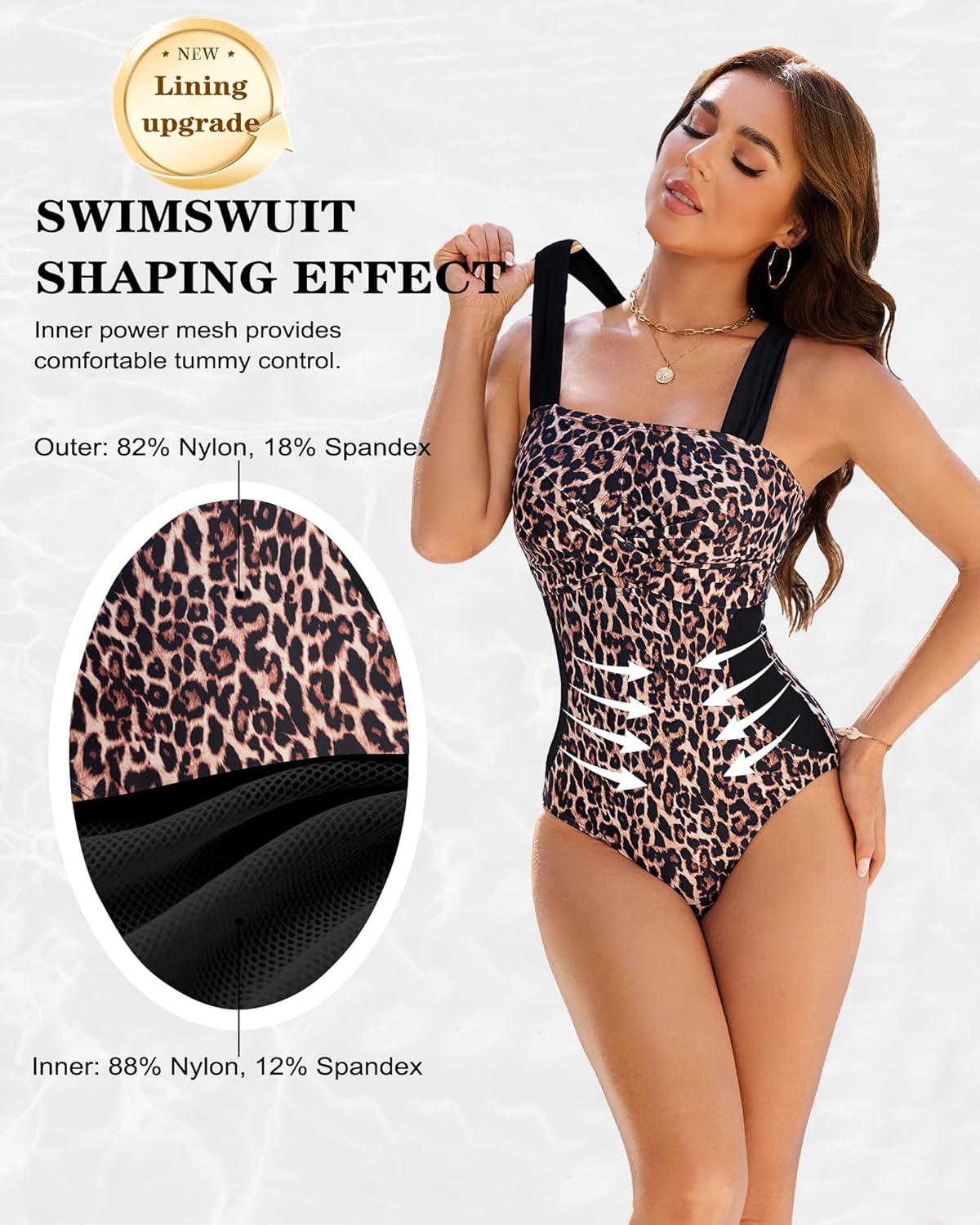DaiLiWei Womens One Piece Swimsuits Tummy Control Push Up Bathing Suits Modest Slimming Swimwear Shapewear Swim Suit 2026 - Image 4