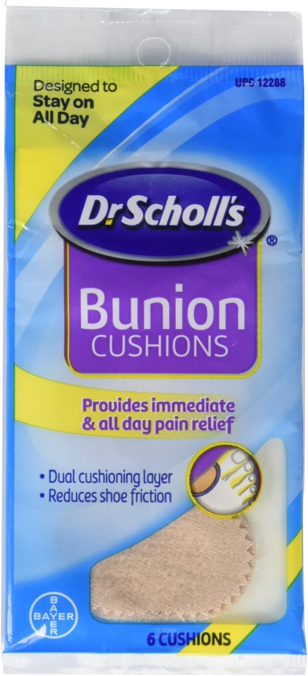 Dr. Scholl's Felt Bunion Cushions-6 ct.