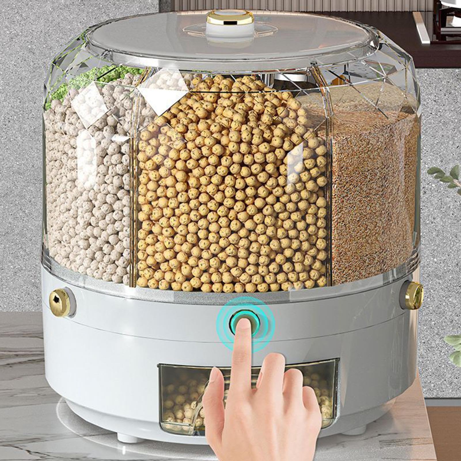 Dispenser per cereali – Contenitore per alimenti da cucina, contenitore