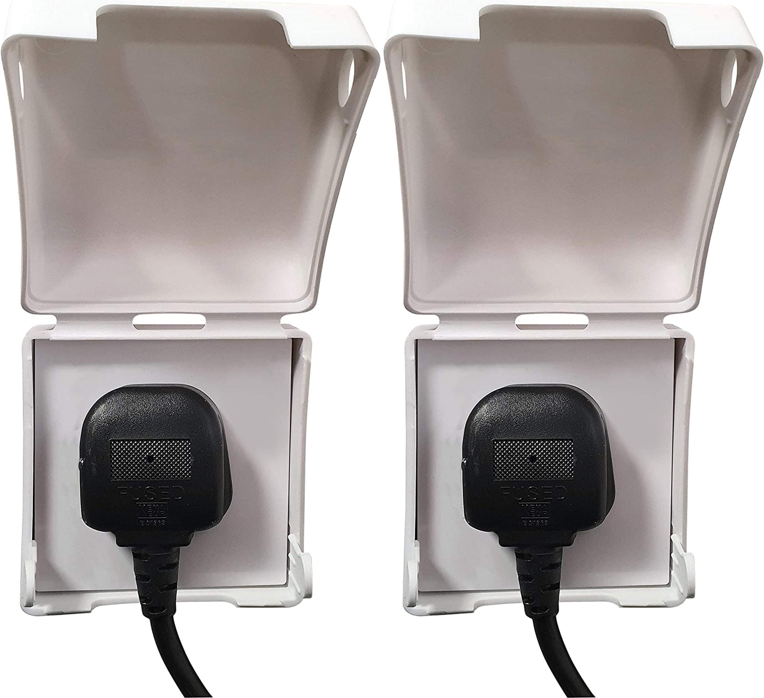 BabySecurity Single Electric Plug Socket Cover (2 Pack)