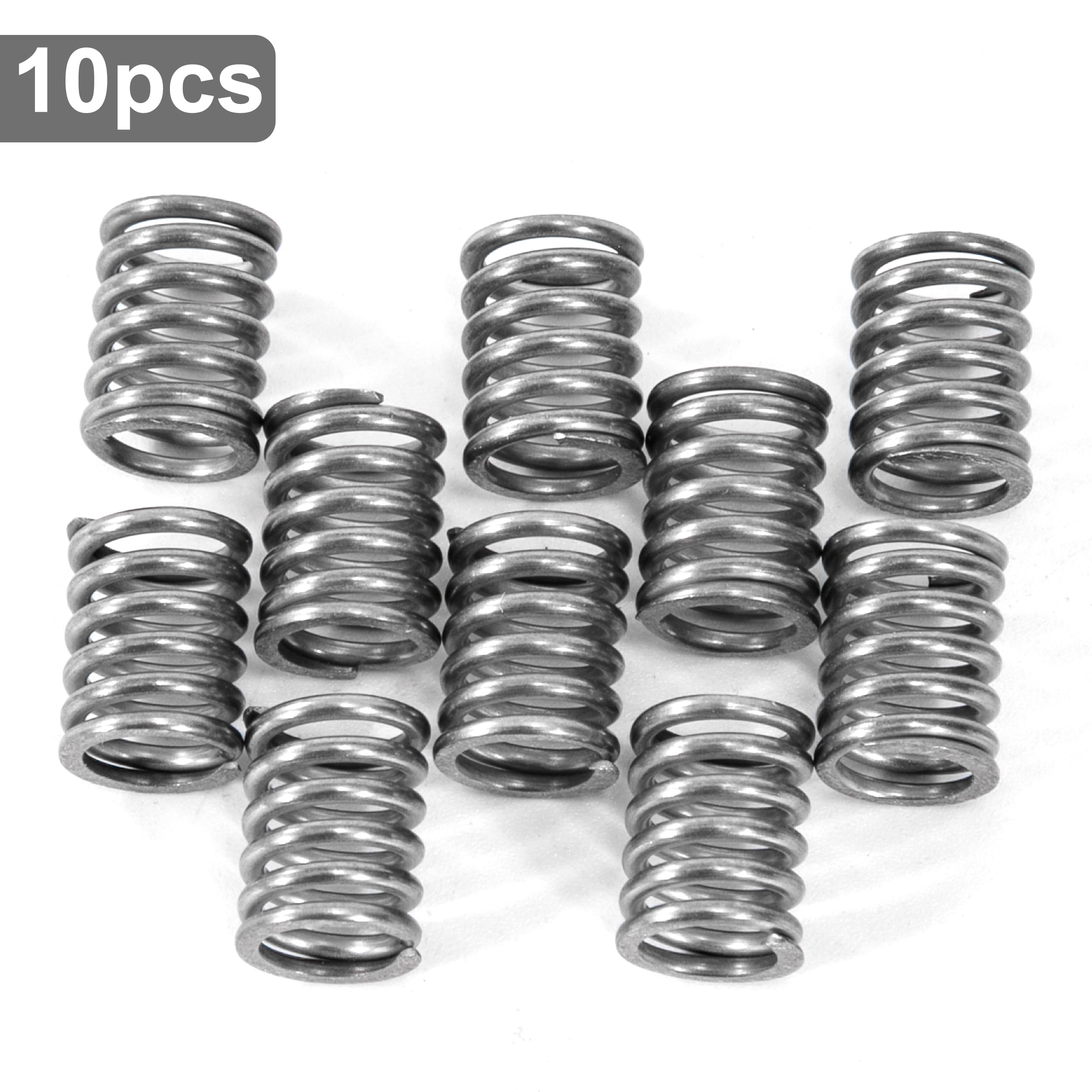 Lot De 20 Ressorts De Compression En Acier Inoxydable - Diamètre Fil 0,2 Mm, Diamètre Extérieur 2 Mm, Longueur 10 Mm - 9