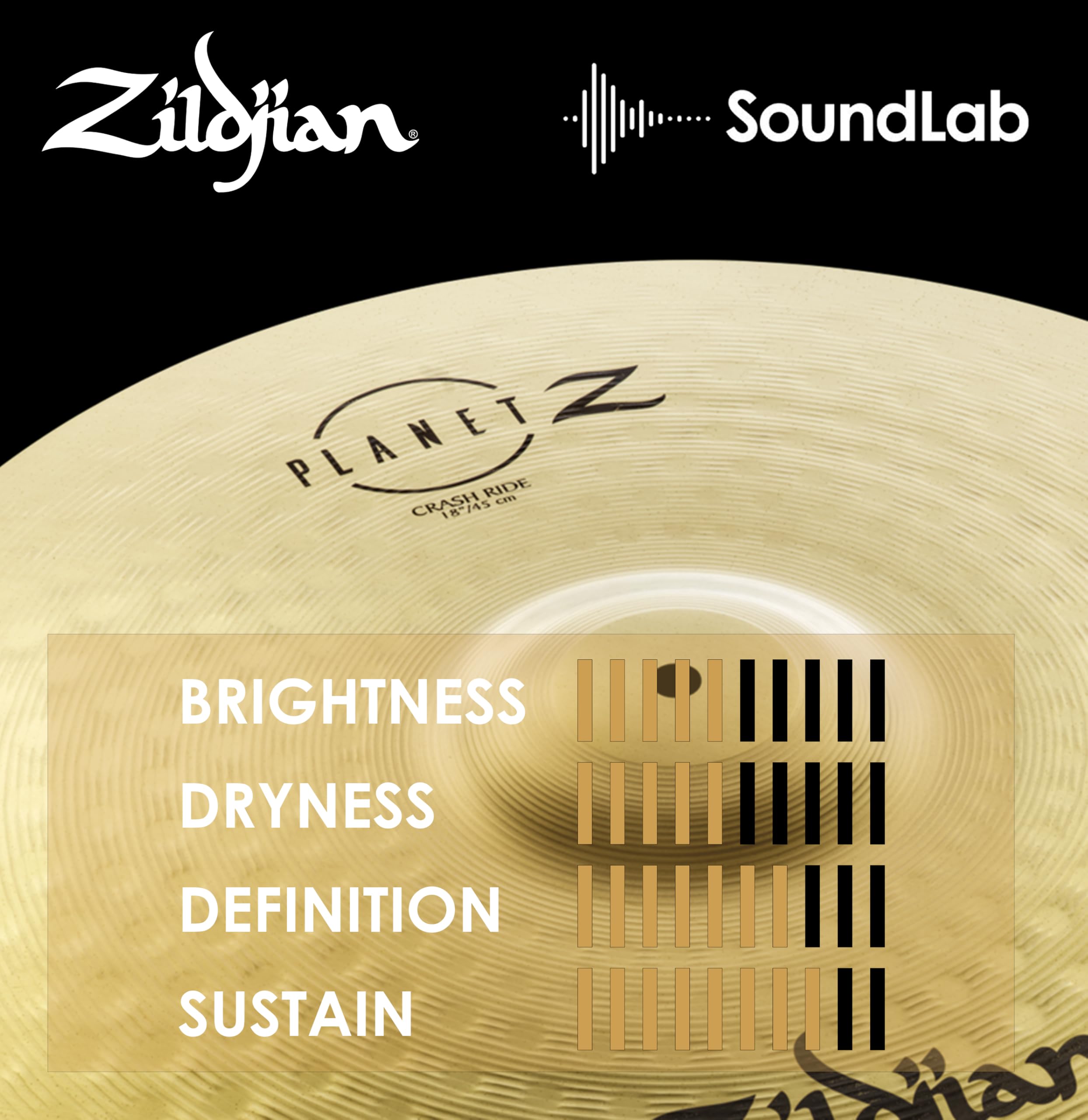 Zildjian Planet Z Crash Ride Cymbal (ZP18CR) : Amazon.in: Musical