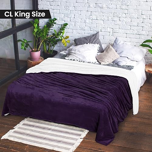Miniatura 248 de Utopia Bedding - Manta sherpa de tamaño decorativo [negro, 50 x 60 pulgadas], manta reversible de vellón gruesa y cálida de 480 GSM, para cama