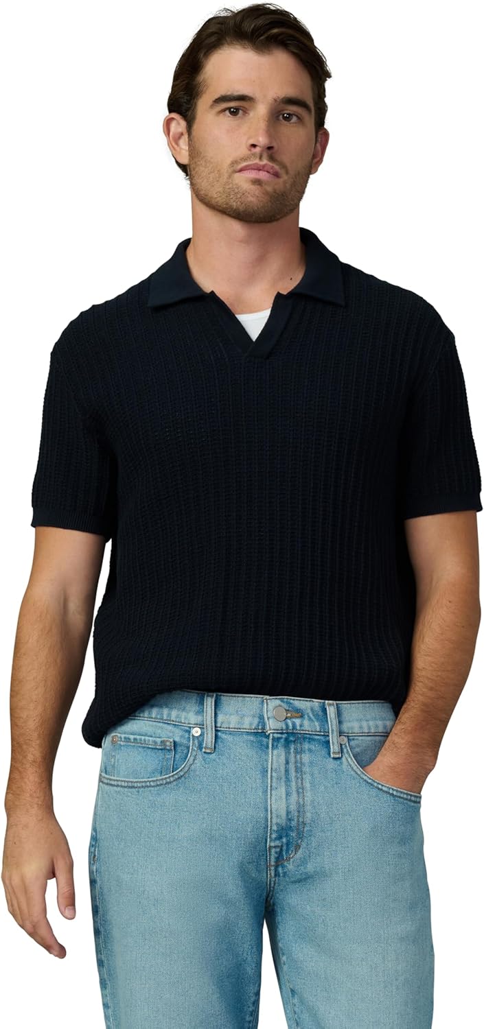 Joe's Men's Textured Sweater Polo