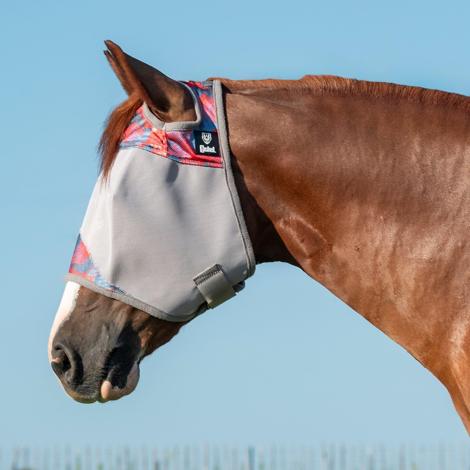 Cashel Crusader Fliegenmaske, Standard, Patchwork, X-Large (Warmblut)