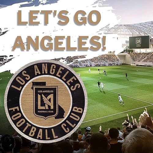 Miniatura 20 de Fan Creations Letrero redondo de madera de New York Red Bulls FC MLS, decoración de pared redonda de 12 pulgadas, muestra tu espíritu RBNY y decora