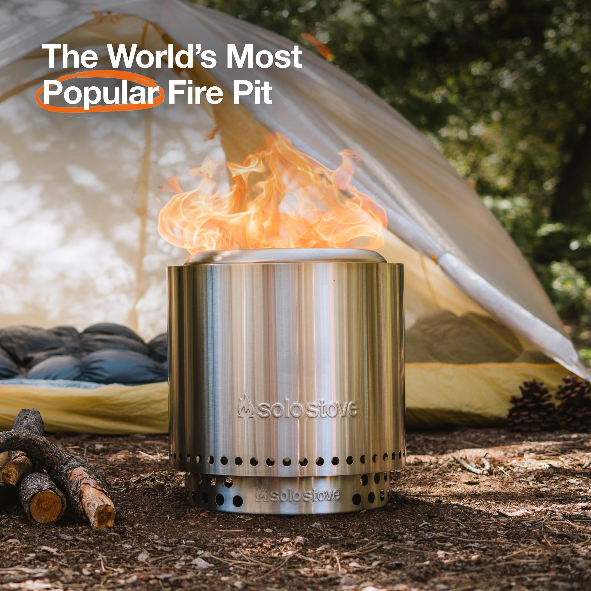 Ranger 無煙焚火台、スタンド、シールド、シェルター、蓋を含む Amazon.co.jp: Solo Stove Ranger 2.0 Amazon限定バンドル