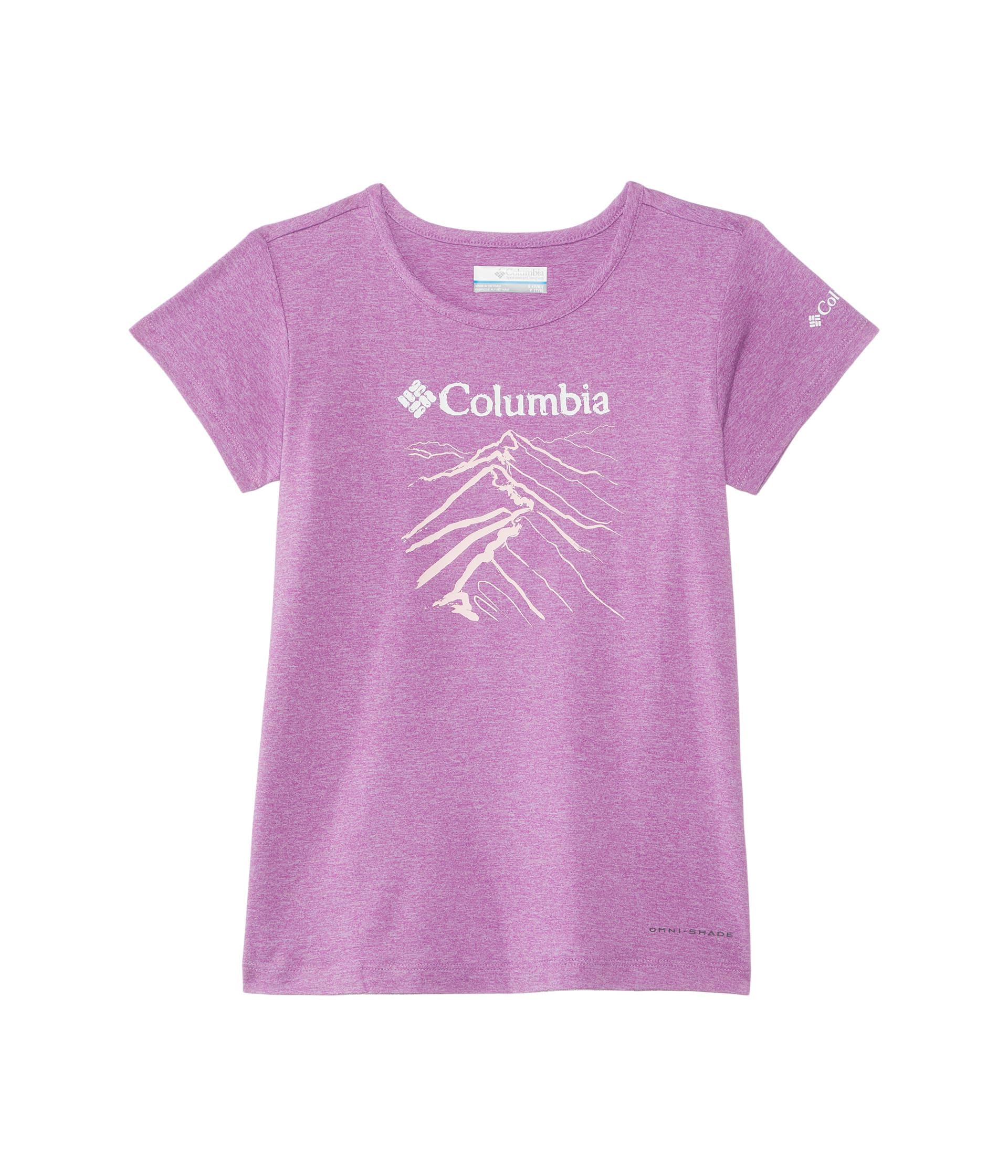 Columbia Kids Tech Trail Short Sleeve Graphic Shirt (Little Kid/Big Kid)