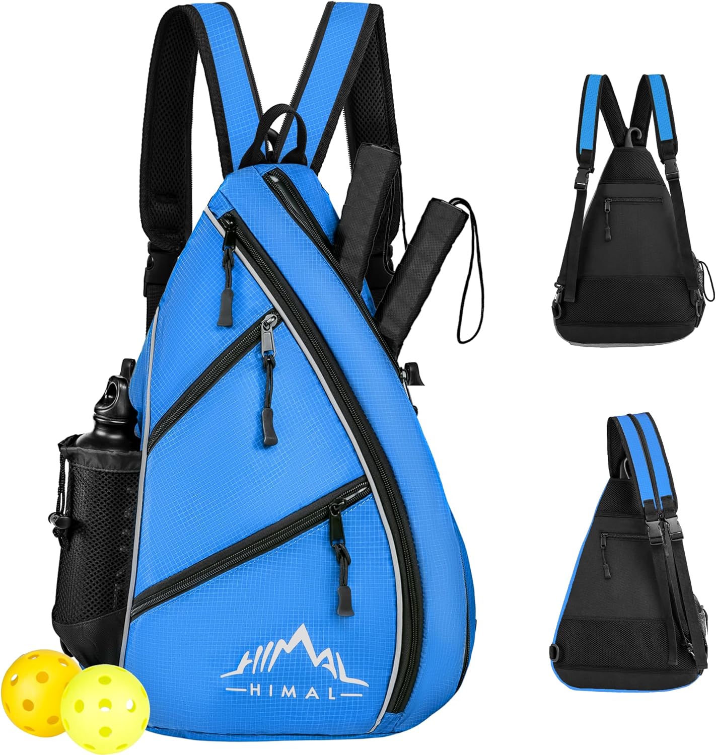 Himal Pickleball Bag Adjustable, Pickleball Backpack with Water Bottle Holder for Men and Women