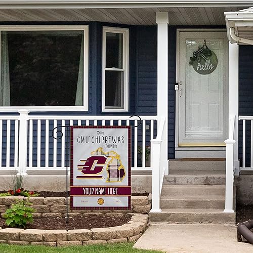 Miniatura 4 de Rico Industries NCAA - Etiqueta a cuadroshash  This is Country de 13 x 18 pulgadas, doble cara