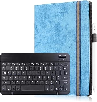 For Nubia Pad Pro Case, Nubia Pad Pro Keyboard Cover, TCZM, 9-11 inch Universal Tablet Case, Adjustable Angle, Fixed Corners, Includes Pen Holder, Stand Function, Bluetooth Keyboard, Full Protection