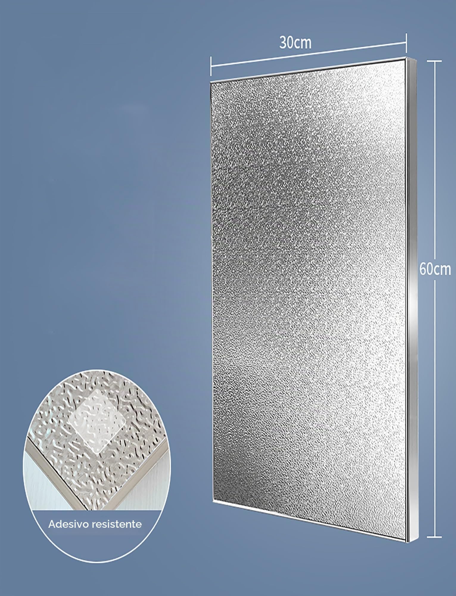 Pannello di protezione termica in alluminio, autoadesivo, protezione termica for forno, armadietti, frigorifero, fornello, forno a microonde, 30x40 cm, 30x60 cm(30x60cm)