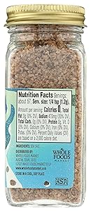 Whole Foods Market, Seasoning Salt, Applewood Smoked, 2.40 Ounce