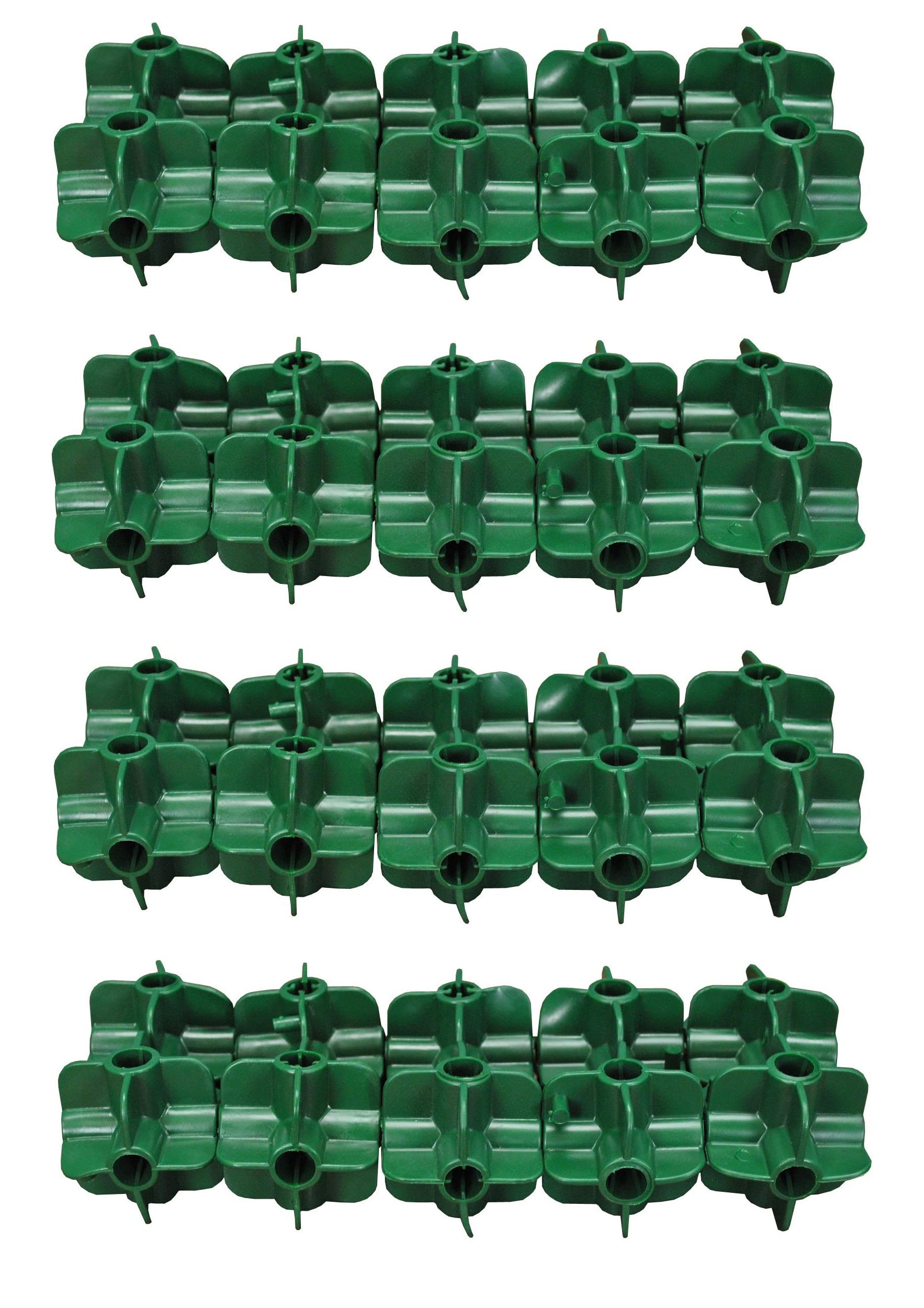 Selections Bamboo Cane Ball Flexible Fruit & Netting Cage Connectors - Pack of 40