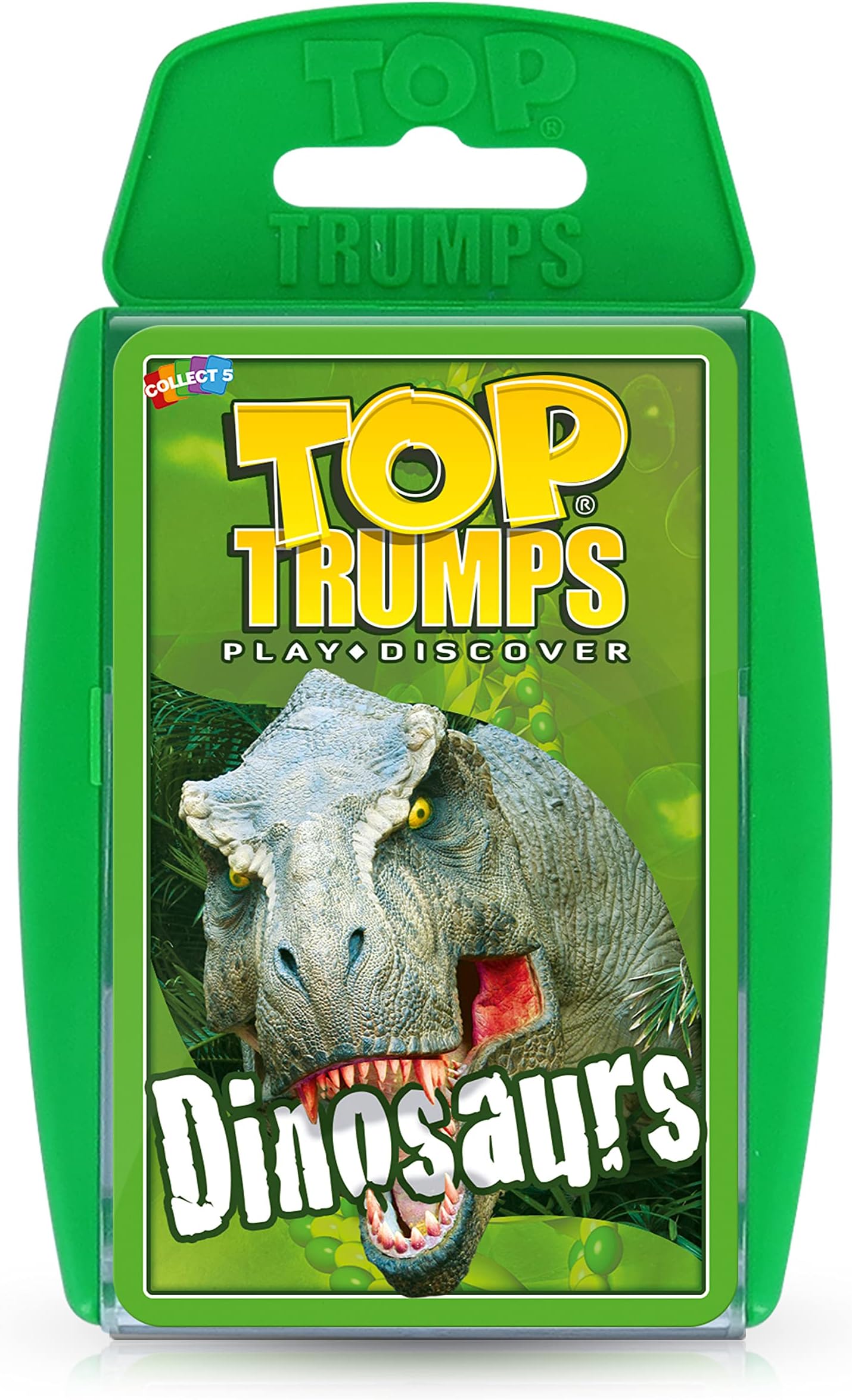Top Trumps Dinosaurs Classics Card Game, Discover facts in this educational packed game including the killer rating for a Tyrannosaurus Rex, gift for ages 6 plus