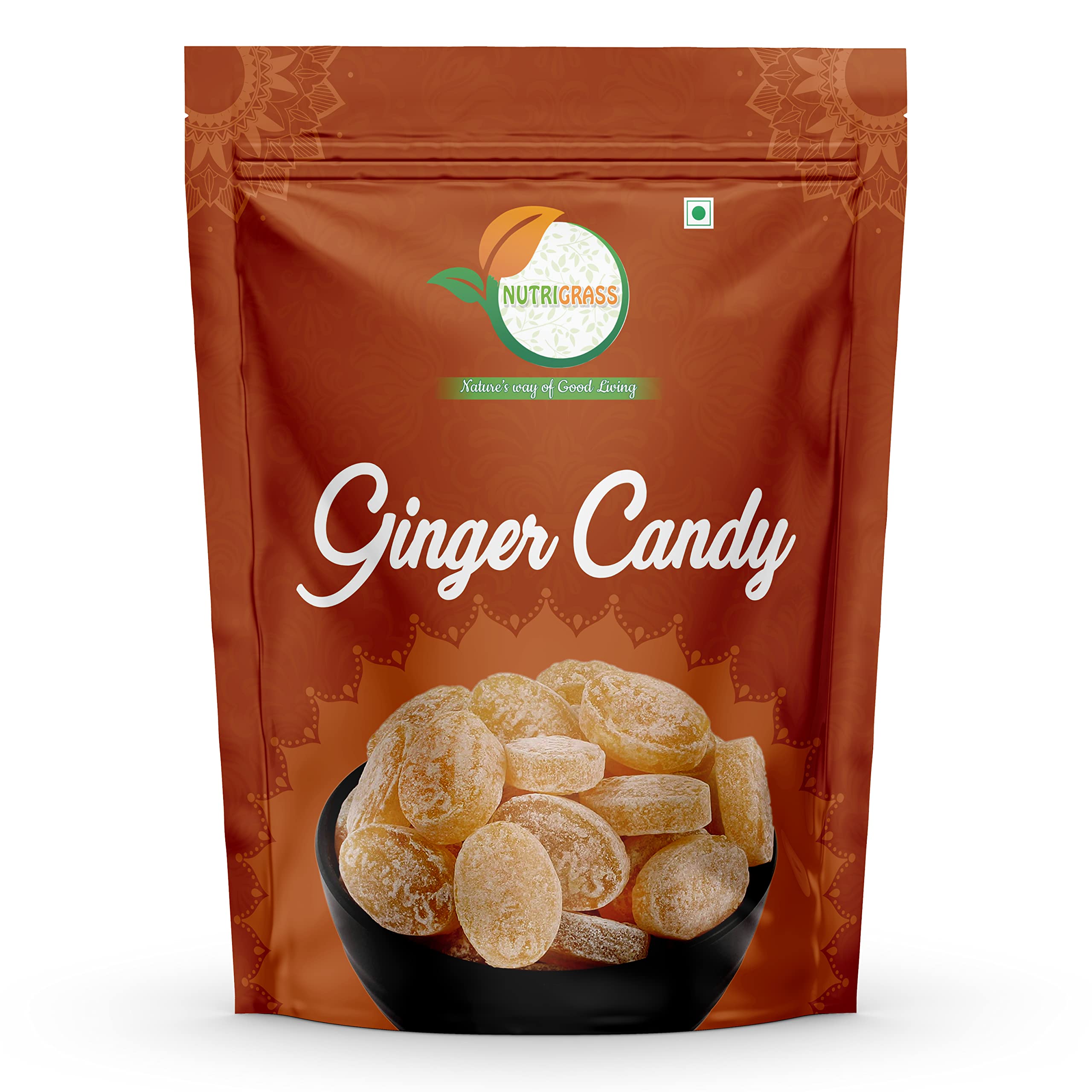 NUTRIGRASS Dried Ginger Candy, Sweet & Chatpata Candy Adrak Flavoured 400gm (B0BC97PRSC) Amazon Price History, Amazon Price Tracker