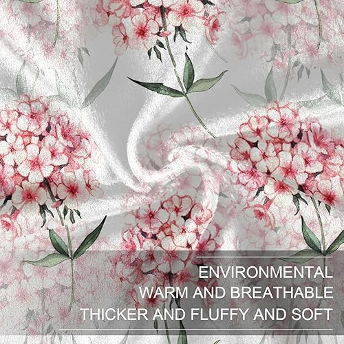 Miniatura 7 de Delicate Watercolor Pattern Flannel Blanket Lightweight Lightweight All Season Use Bed Blanket 60x90 Inches for Sofa Couch Couch Living Room Adults