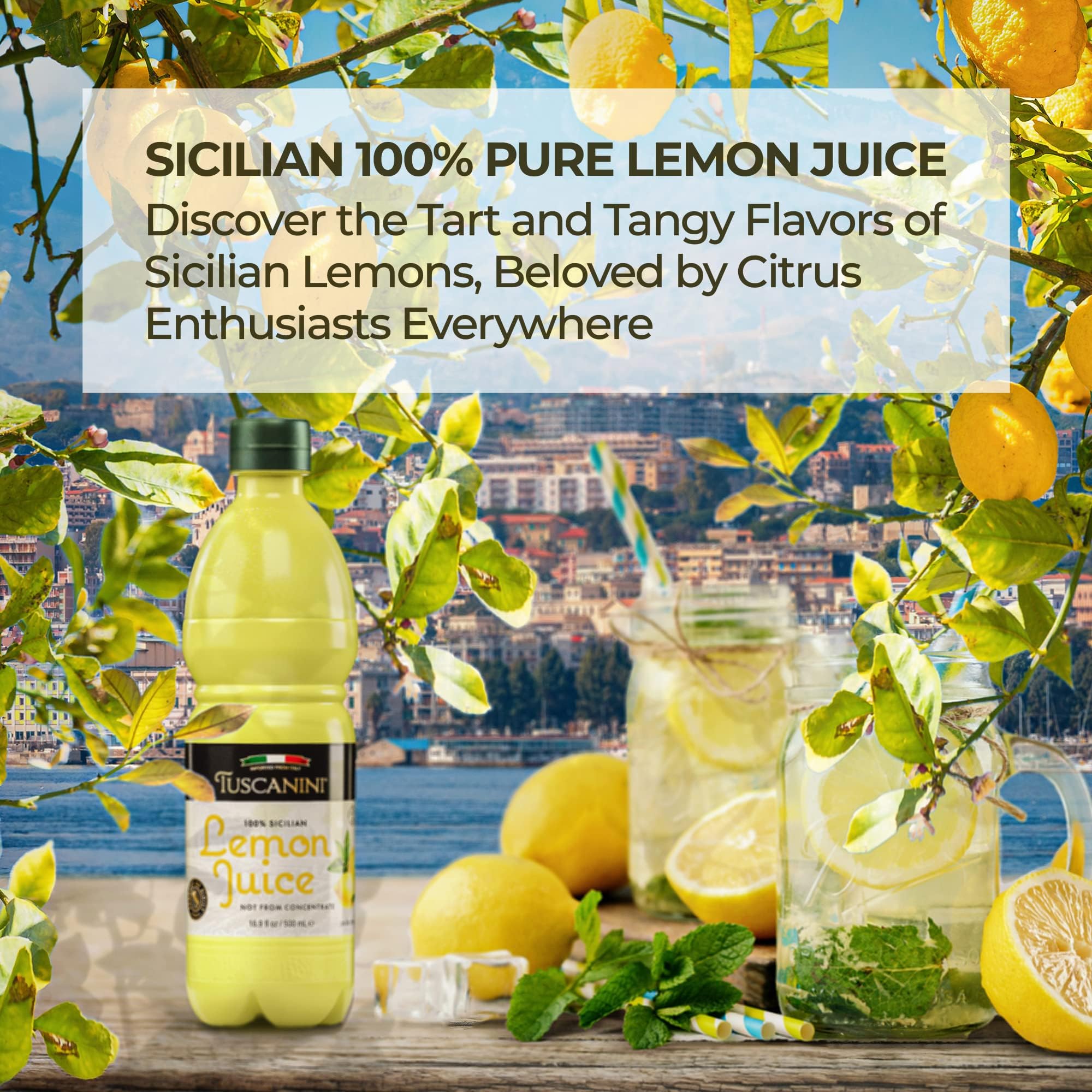 Amazon.com : Tuscanini 100% Sicilian Lemon Juice, Not from