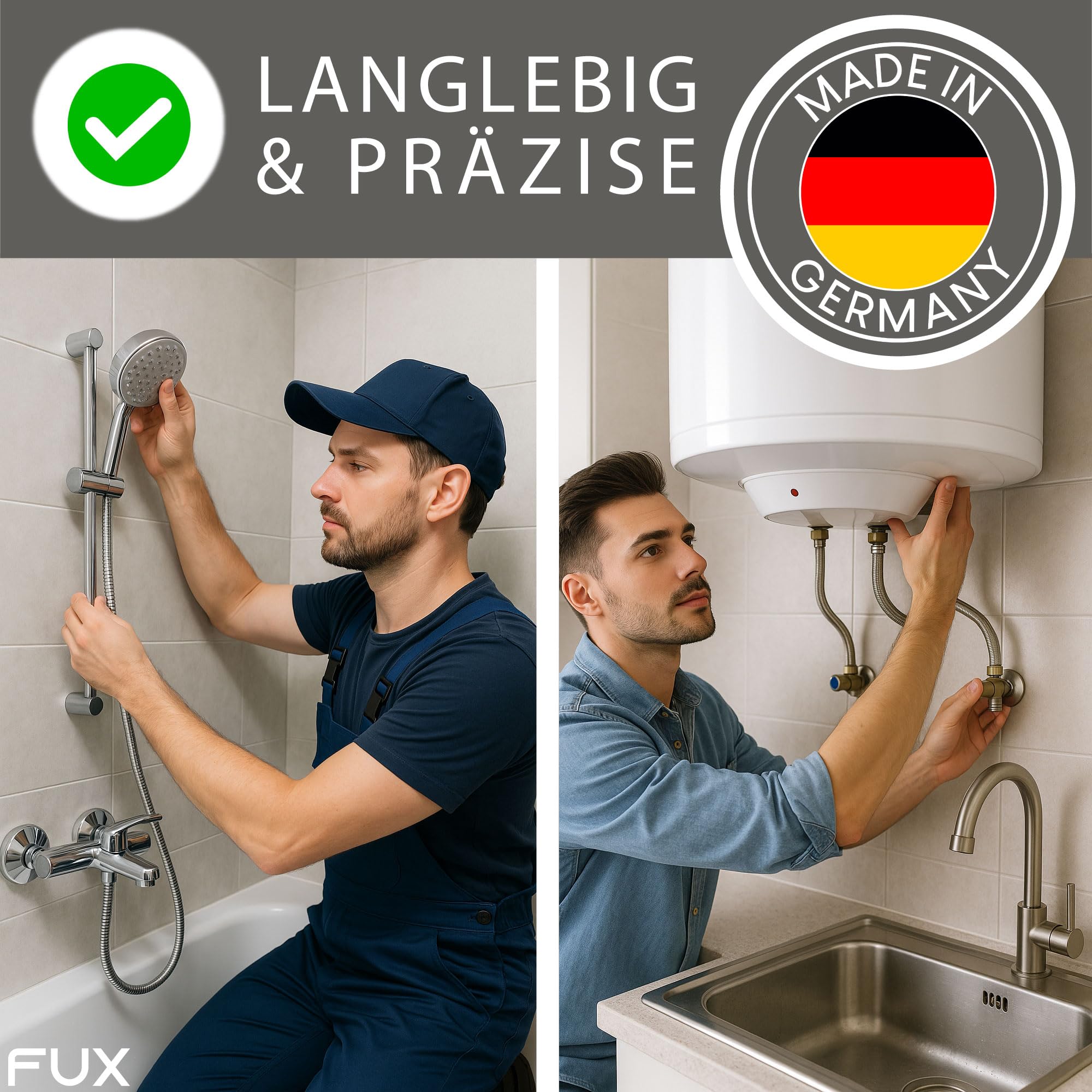 FUX 20 Stück Einzel Heizungsrohr Rosette, verschiedene Größen, Rohrabdeckung, Abdeckrosetten FUX 20 Stück Einzel Heizungsrohr Rosette, verschiedene Größen, Rohrabdeckung, Abdeckrosetten