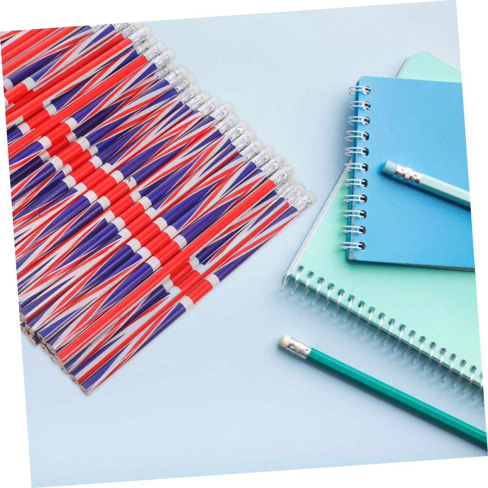 DOITOOL Pack de 60 Lápices de Madera Diseño Colorido, Prácticos y Compactos para Fiestas y Ocasiones Obsequios, Ideales para Estudiantes y Pintores