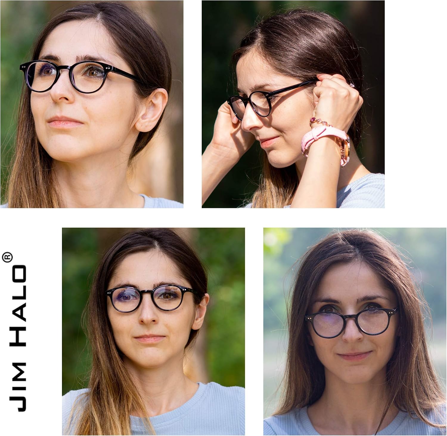 Anti Blue Light Retro Spring Hinge Round Computer Reading Glasses Gaming Readers Reduce Eye Fatigue +2.25 Red
