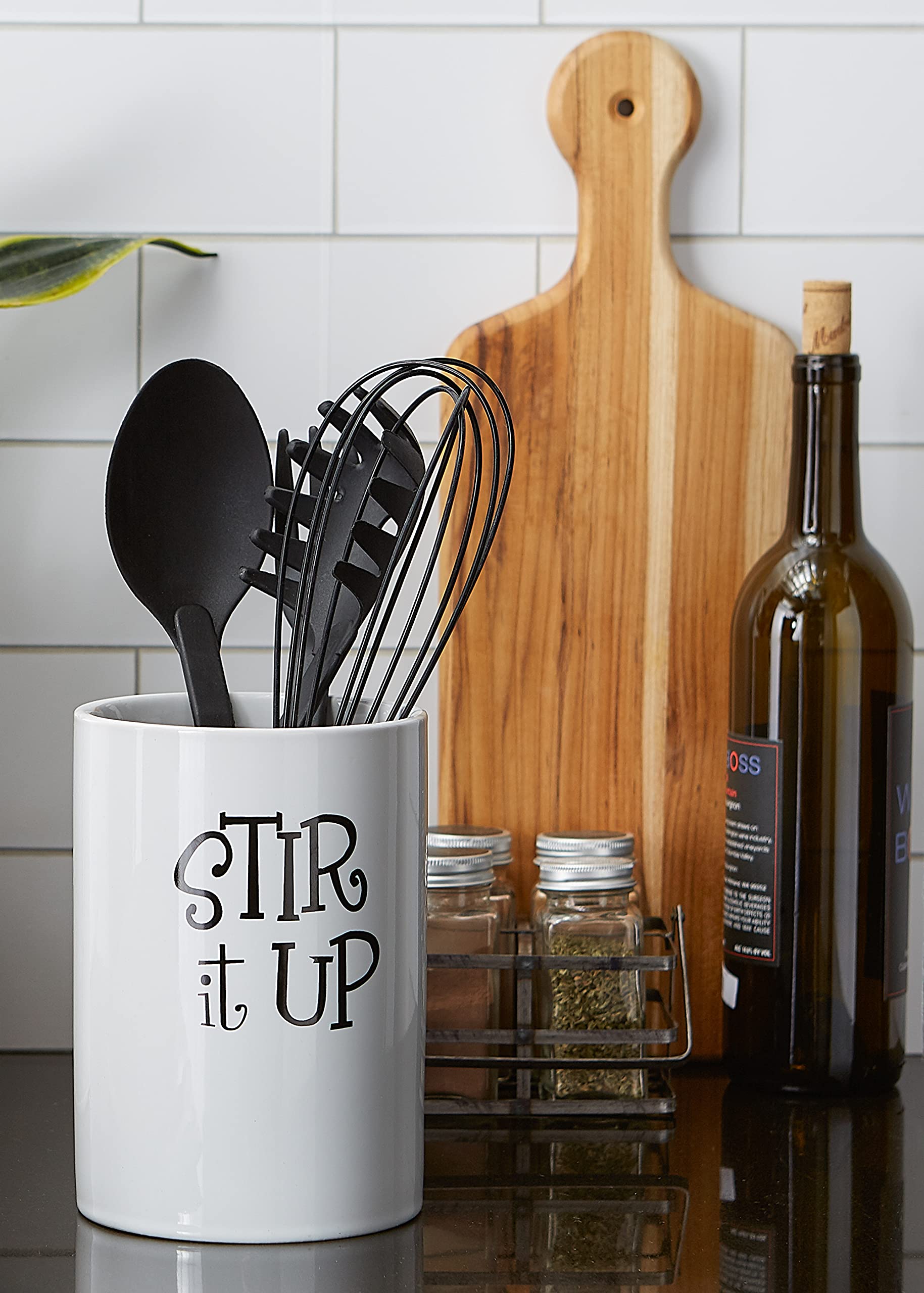 DII Kitchen Accessories Collection Utensilienhalter, Keramik, Weiß
