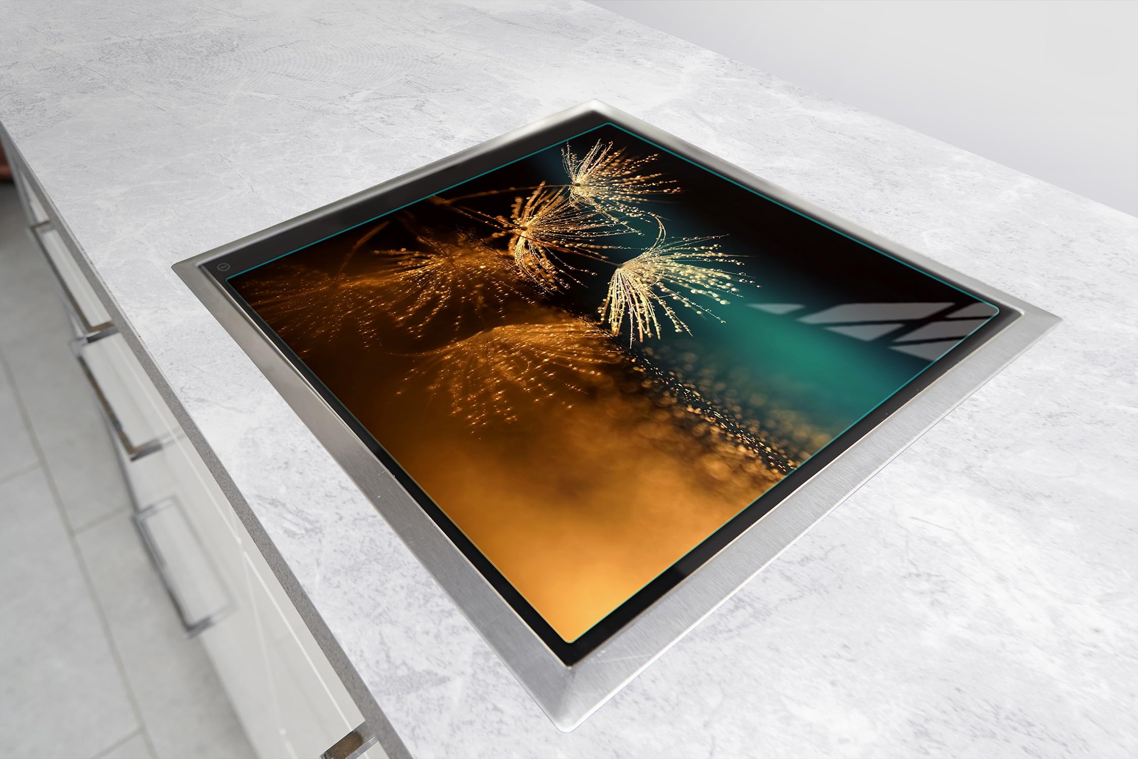 TMK ArtDeko Cache-plaque De Cuisson 70 X 52 Cm - 2 Pièce - Protection