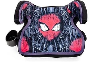 KidsEmbrace Marvel Avengers Spider-Man Face Backless Booster Car Seat - Perfect for Growing Toddlers