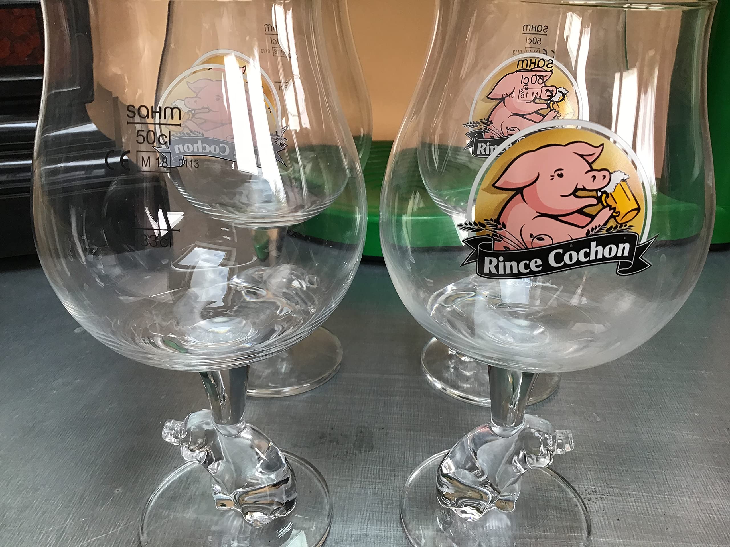 Lot de 4 Verre a Biere pour 25cl et 50 cl Neuf