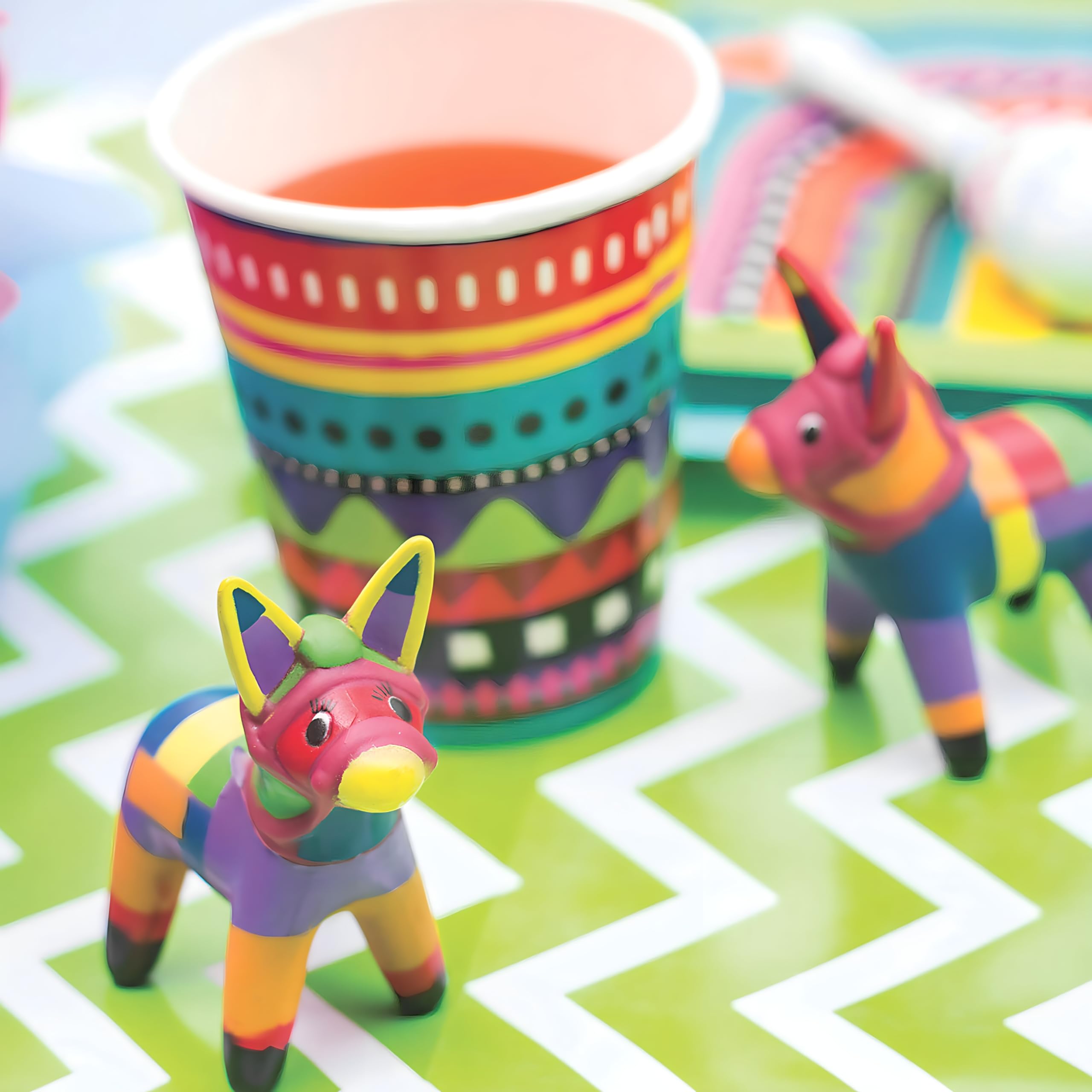 Fun Express - Vinyl Fiesta Donkey for Cinco de Mayo - Toys - Character Toys - Vinyl Characters - Cinco de Mayo - 12 Pieces