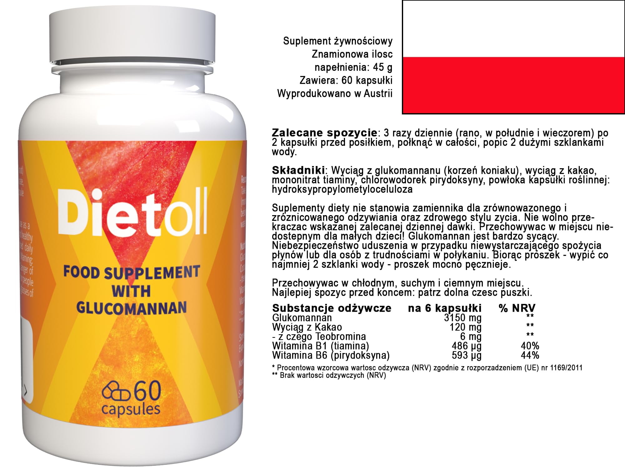 Dietoll - 120 Kapseln (2x 60 Kapseln) - 2er Pack