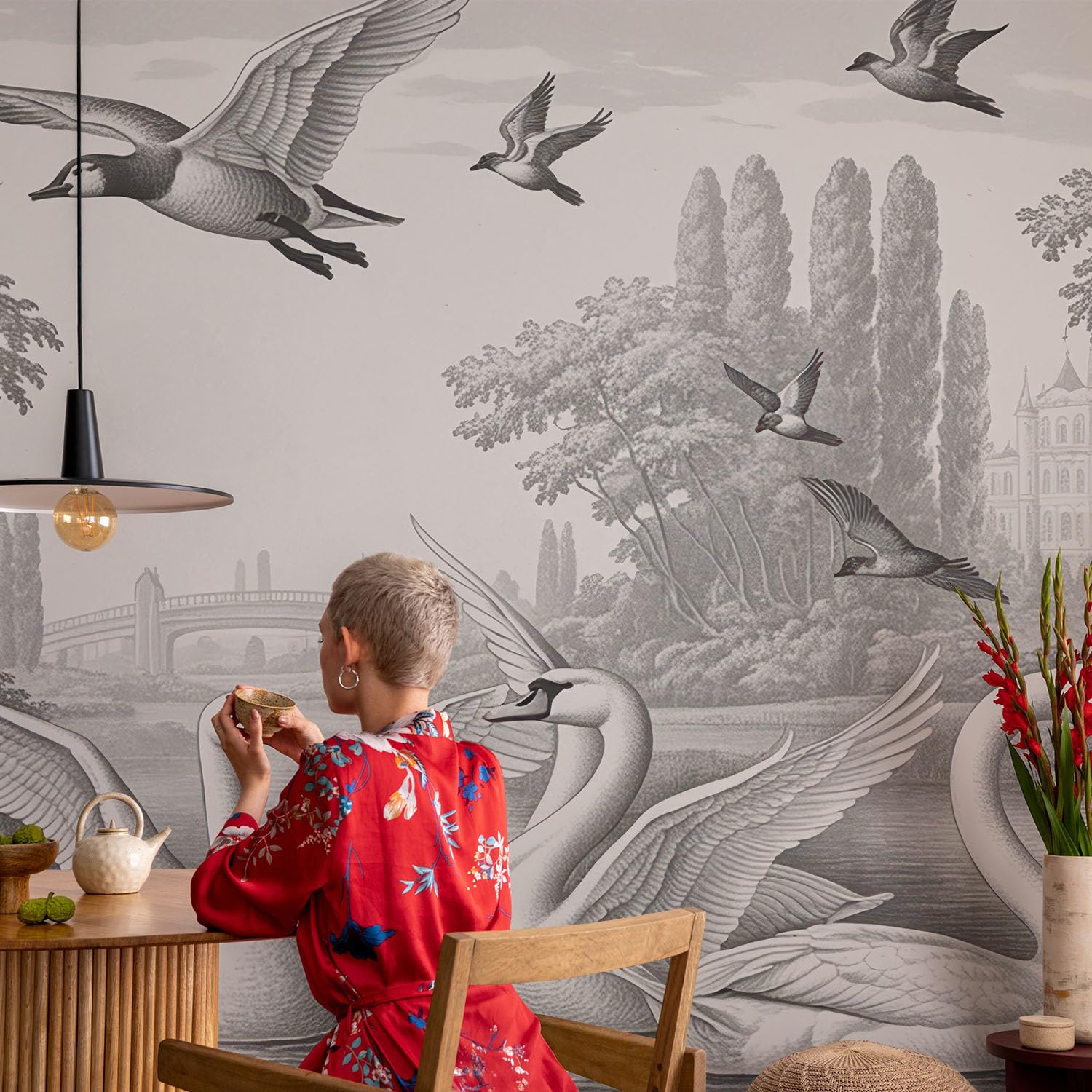 Mural Fotográfico Para Pared De Oficina 312x219 cm Paisaje clásico