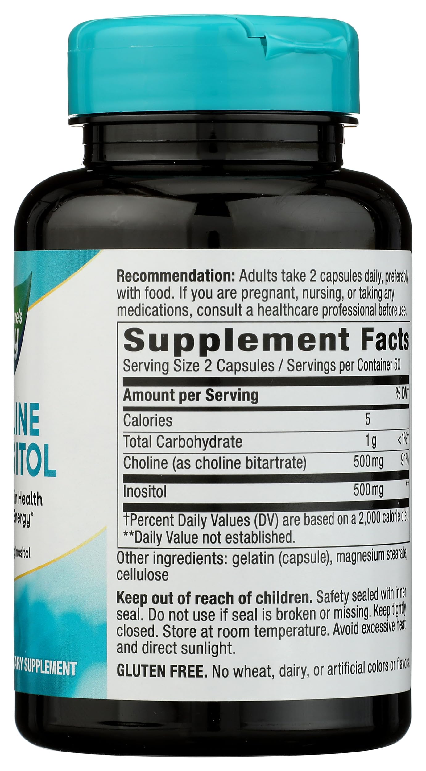 Natures Way, Choline Inosit 500mg, 100 Capsules — Amazon image 7
