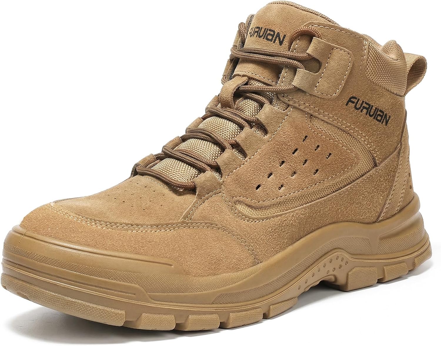 Furuian Tactical Boots for Men Women Non Slip Work Shoes for Men Comfortable Hiking Boot For Outdoor Climbing Trekking Backpacking