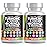Turmeric Moringa Supplement | Ginger Boswellia Saffron - Supplement for Women and Men with Ceylon Cinnamon, Tart Cherry, Quercetin Garlic Nettle Holy Basil - 2Pack