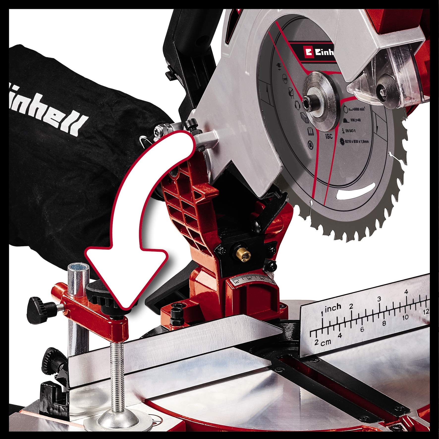 Einhell TE-MS 18/210 Li-Solo Piła ukośna akumulatorowa 18V 3000 min-1 Power X-Change