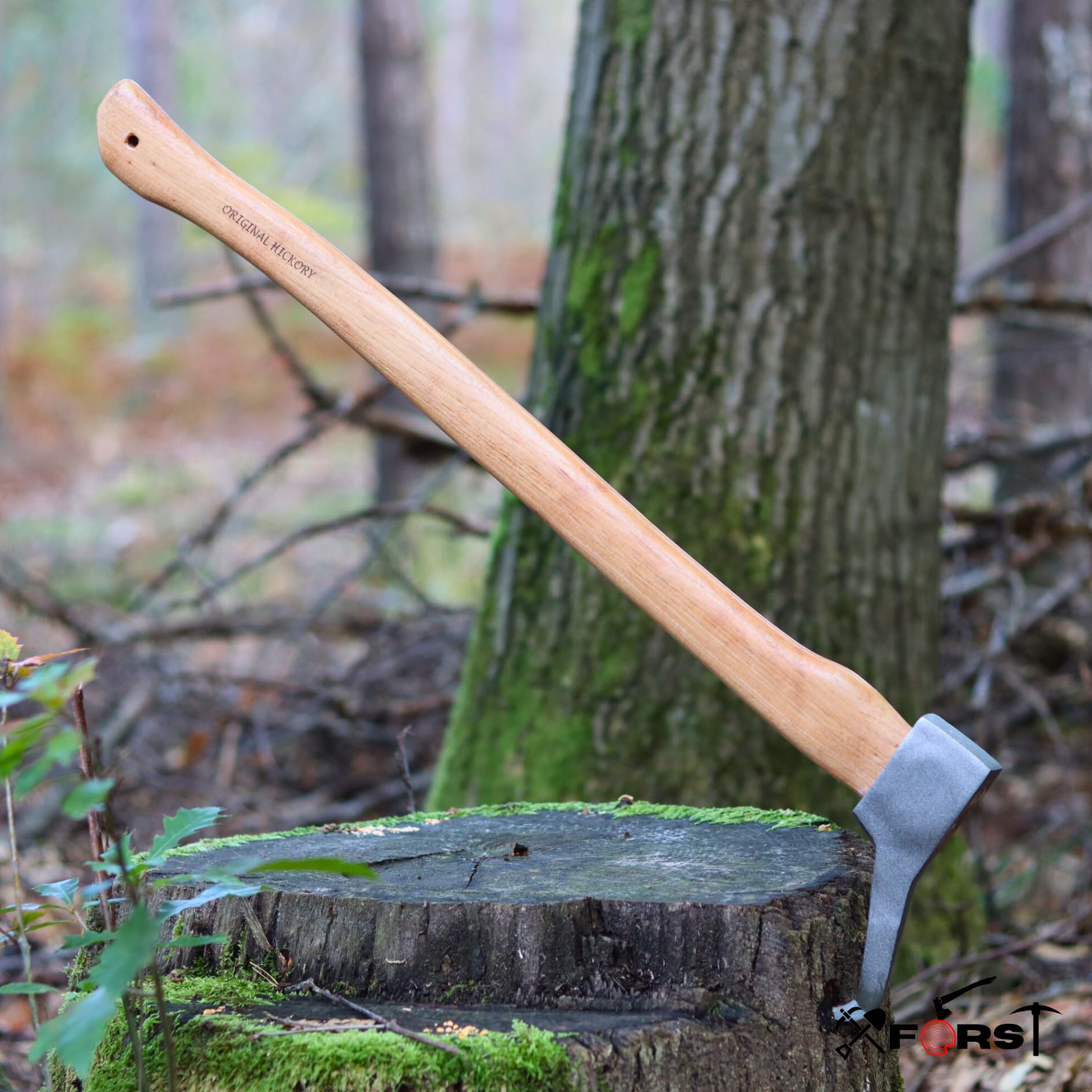 Xforst X-P88 Sapie Sappie idéal pour déplacer et ramasser des bûches et des Morceaux de Bois. Manche en frêne de 80 cm et tête Robuste de 0,8 kg. Utilisation Professionnelle.