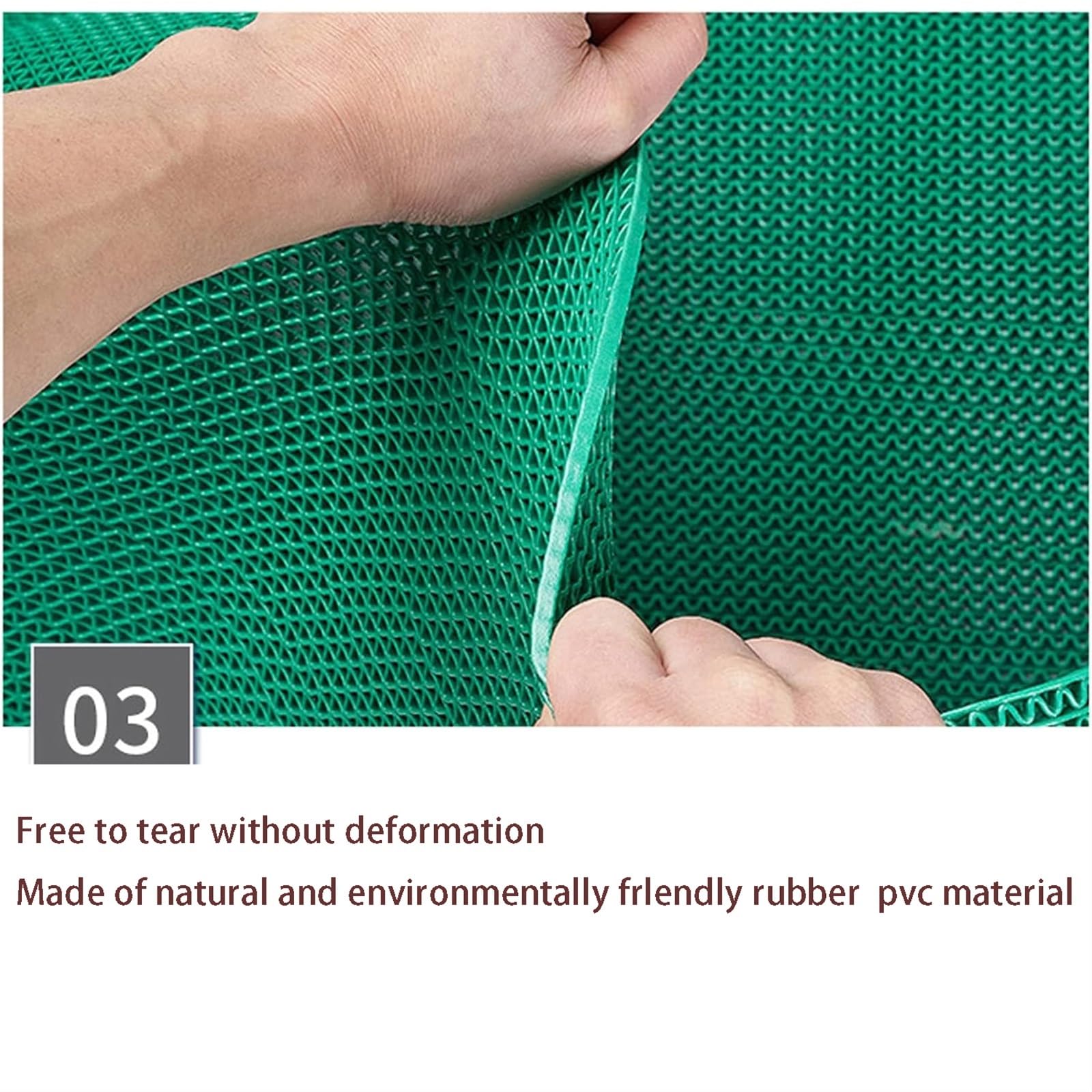 Tapis De Sol Antidérapant en PVC pour Piscine, Salle De Bain, Garage, Restaurant, Sauna, Spa, Zone Humide Intérieure Et Extérieure (180 X