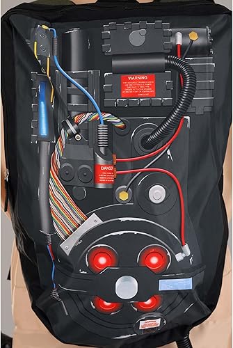 Miniatura 6 de Disfraz de Halloween de Cazafantasmas para adultos, overol de Cazafantasmas de lujo para hombres, paquete de protones de cazafantasmas