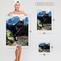 Vista 6 de 3dRose, The Giganotosaurus fue el dinosaurio carnívoro más grande conocido de la historia, toalla de baño de 22 x 30 pulgadas