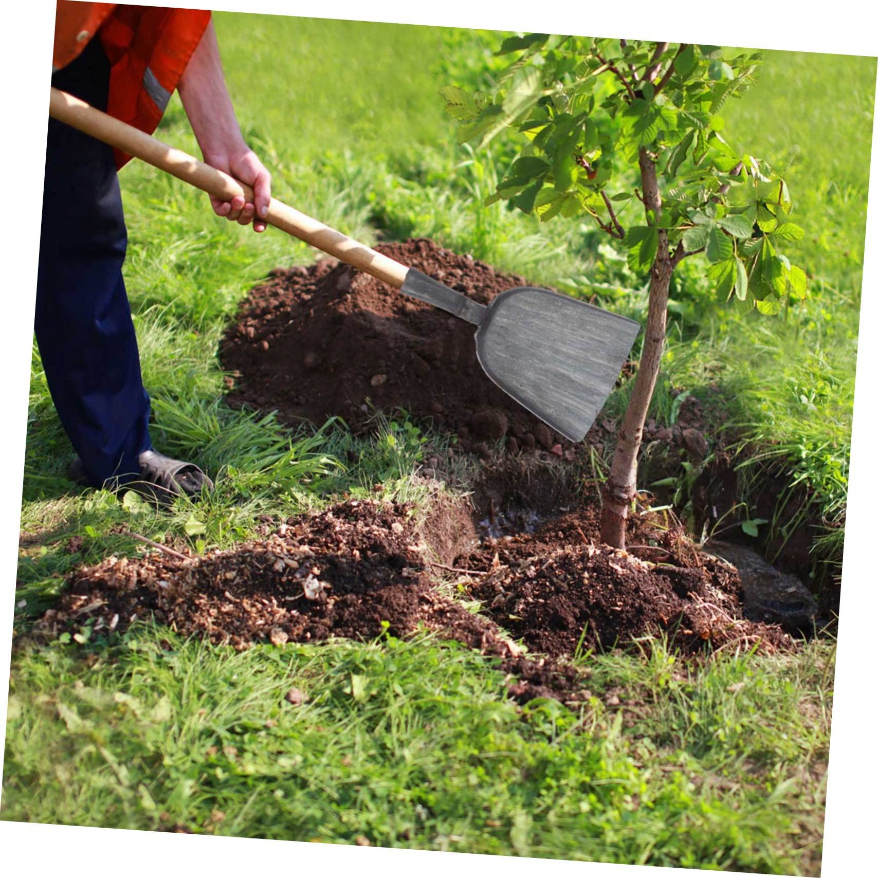 PartyKindom 2 pezzi Paletta per Cenere Carbonella Forgiata Mano Mini Paletta Coal Ash per Barbecue e Cucina Leggera e Resistente Design Ergonomico per Uso e Giardino