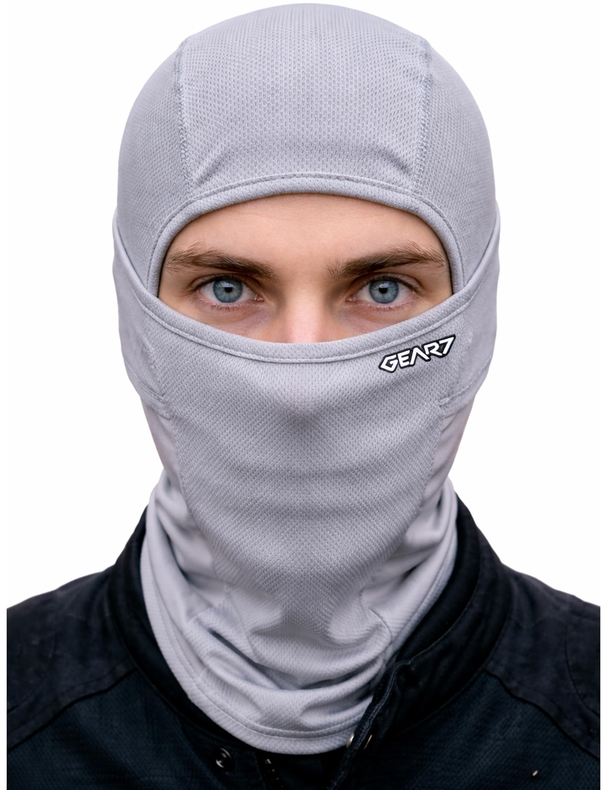 Balaclava Face Mask with Handsleeves for Bikers UV Protection Mask - Solid Black Two Options-image-25
