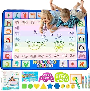 Doodle Tappeto Magico, Disegno Magico Mat,Acqua Disegno di Doodle Scribble Boards- Educativo Regalo per Bambini