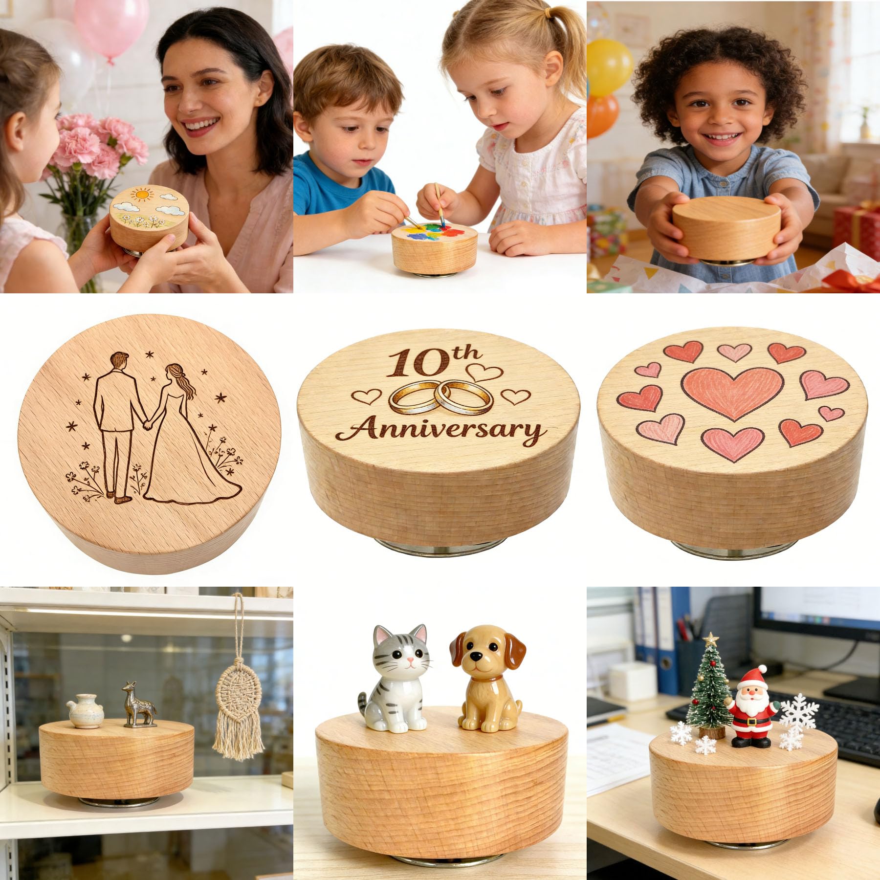 Amazon.com: Pursuestar You are My Sunshine Music Box, Center