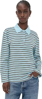 Women's Stripe Collar Sweatshirt