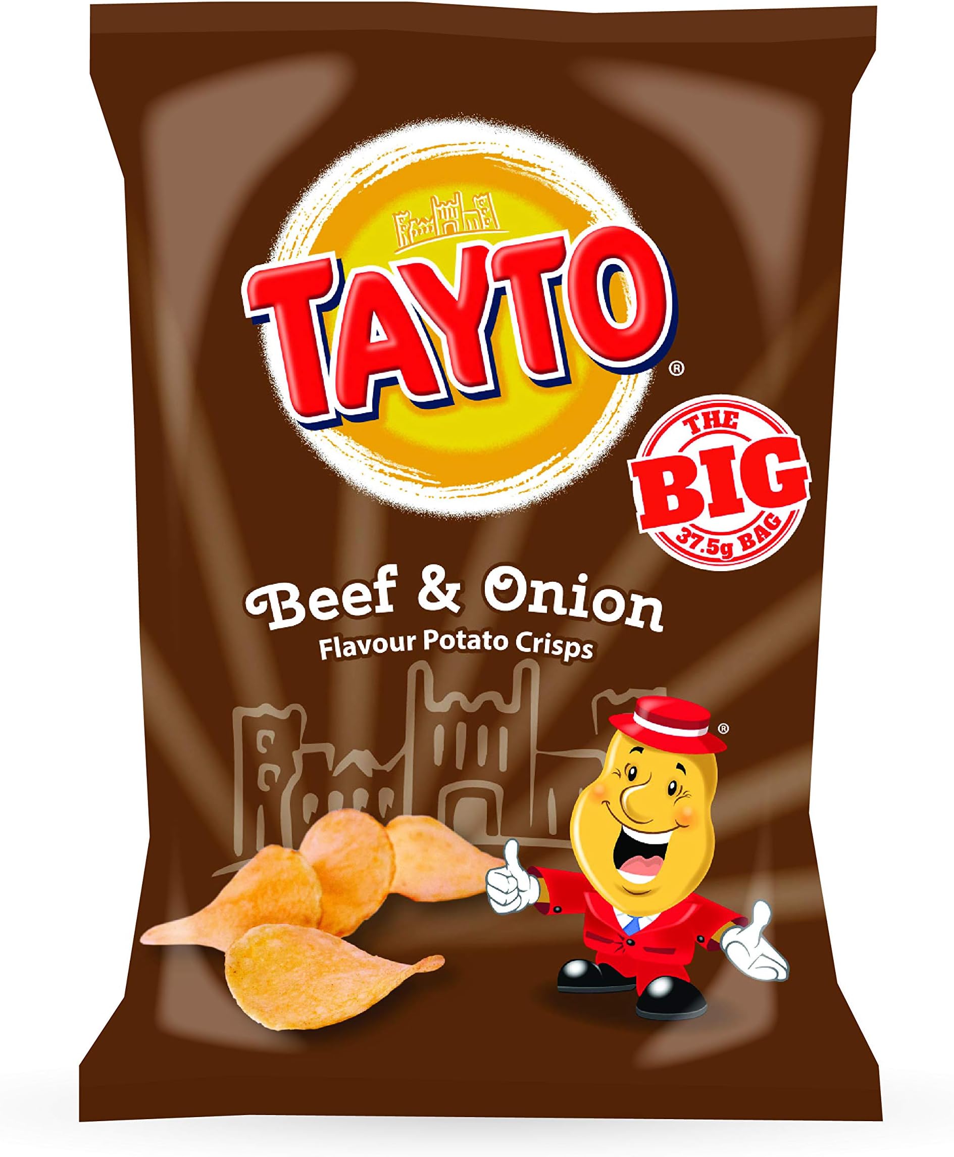 Tayto Beef and Onion Crisps 37.5g