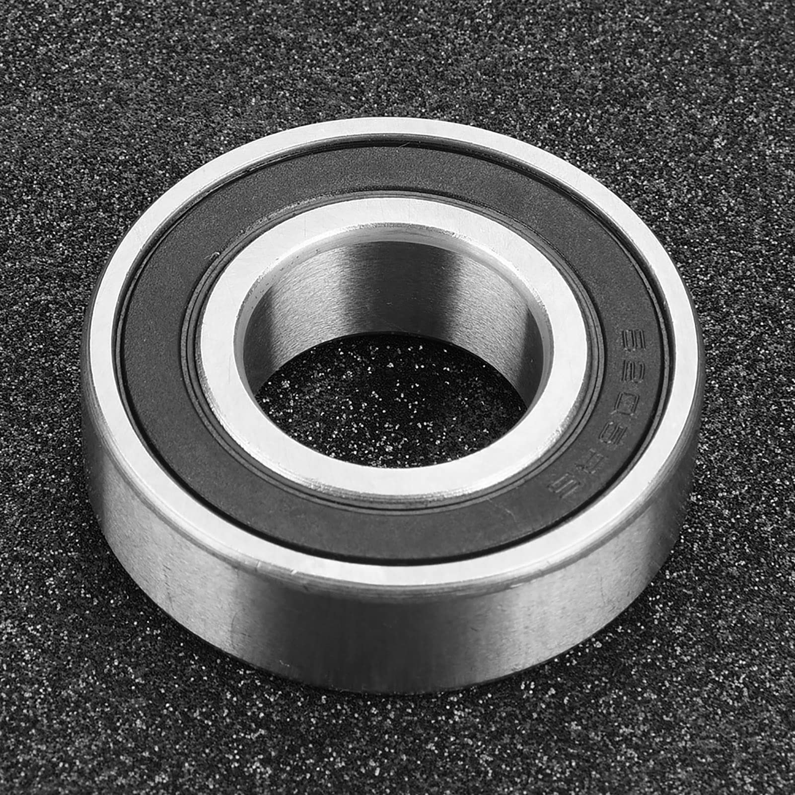 Kugellager,Ball Bearings stahlplatte Lagerstahl 15 Grad Gummi Doppelseitige Dichtung Stahlkugel 10 Stück 3/4/5/6 mm Innendurchmesser 10/13/16/19 mm Außendurchmesser Rillenstahlkugellager(625-2RS
