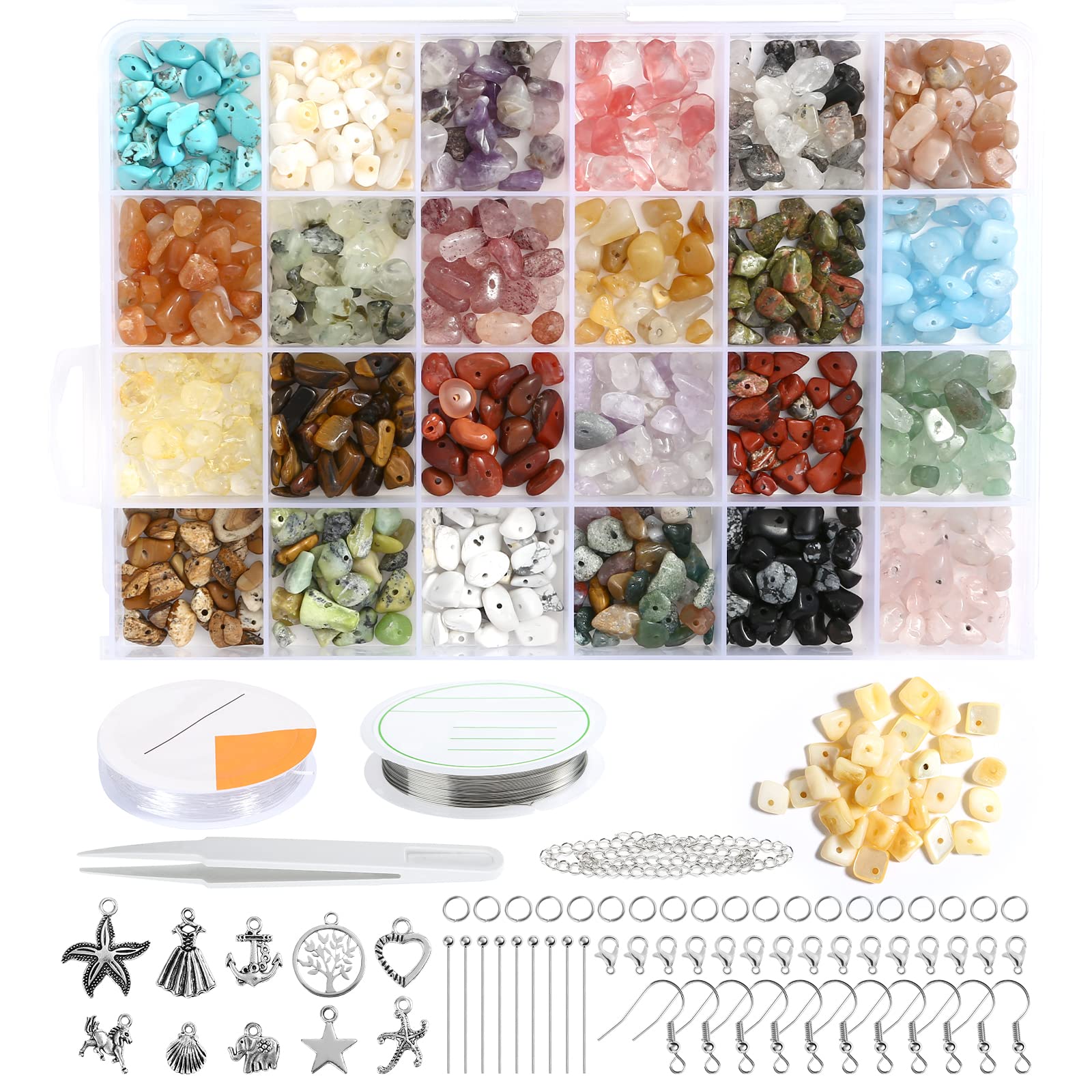 オーダー用・さざれ石入りレジン Amazon.co.jp: MYmama 天然石 さざれ石 封入パーツ 12種